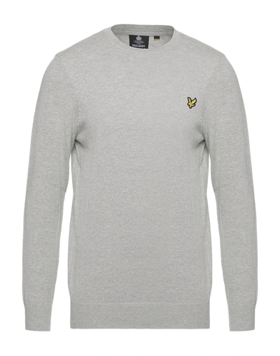 Lyle & Scott Sweaters In Light Grey