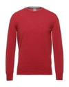 Eleventy Sweaters In Red