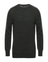 Drumohr Man Sweater Emerald Green Size 44 Virgin Wool, Cashmere, Polyamide In Black