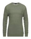 Zanone Sweaters In Military Green