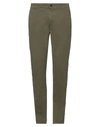 Grey Daniele Alessandrini Pants In Military Green