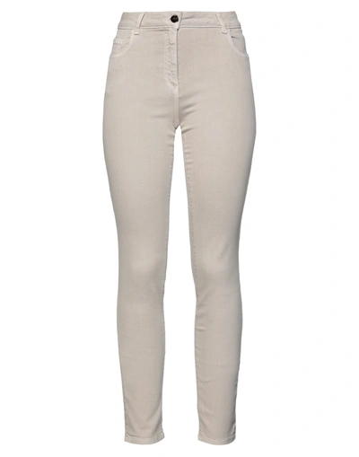 Luckylu  Milano Jeans In Beige