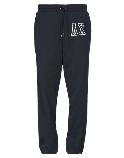 Armani Exchange Pants In Dark Blue