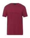 Giorgio Armani T-shirts In Purple