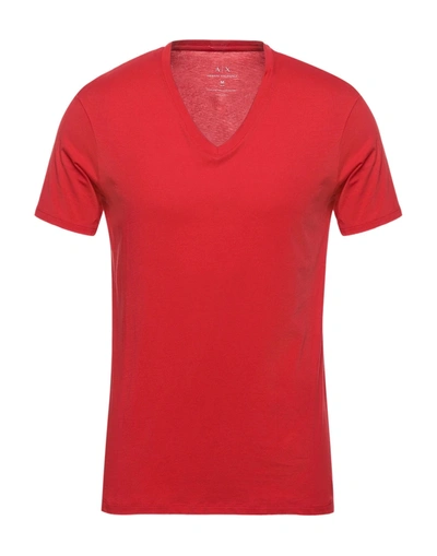 Armani Exchange T-shirts In Red