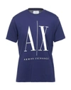 Armani Exchange T-shirts In Purple