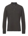 Drumohr Polo Shirts In Brown