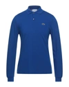 Lacoste Polo Shirts In Blue