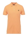 Lyle & Scott Polo Shirts In Orange