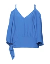 Space Simona Corsellini Blouses In Blue