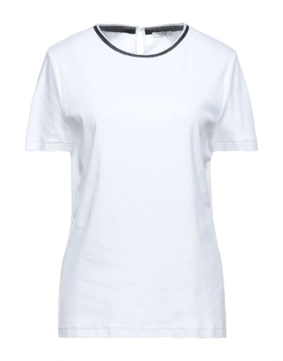 Peserico T-shirts In Ivory