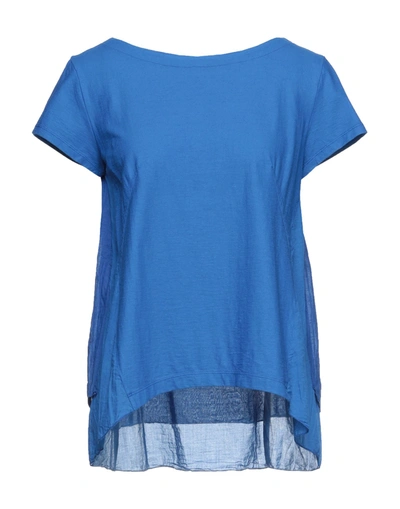 European Culture T-shirts In Blue