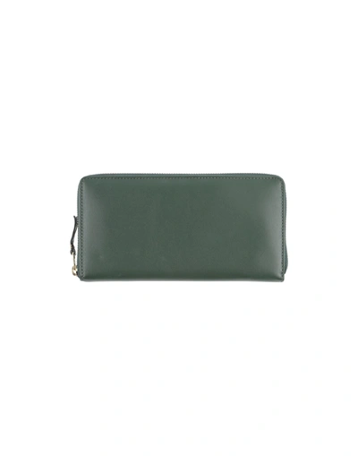 Comme Des Garçons Wallets In Dark Green