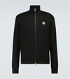 Moncler Black Polyester Sweatshirt In Black