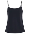 The Row Biggins Cady Camisole In Navy