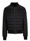 Herno L'aviatore Bomber Jacket In Black