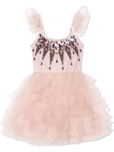 Tutu Du Monde Kids' Secret Santa Tutu Dress In Pink