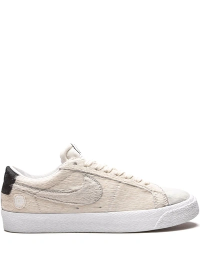 Nike X Medicom Toy Sb Blazer Low Sneakers In Neutrals