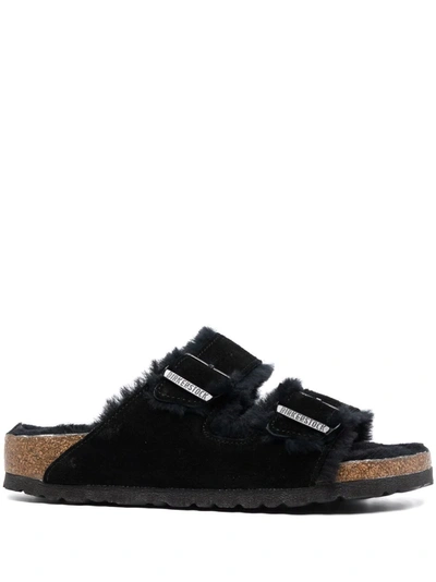 BIRKENSTOCK ARIZONA SHEARLING SANDALS