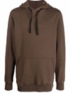 Alyx Brown Painterly-print Long-sleeved Hoodie In Braun