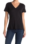 Rag & Bone Core V-neck T-shirt In Black