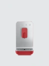 Smeg Coffee Machine With Steamer In Red