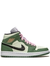 Jordan Air  1 Mid Se Sneakers In Green