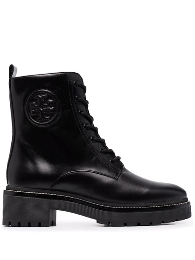 Tory Burch Miller Lug-sole Boots In 黑色