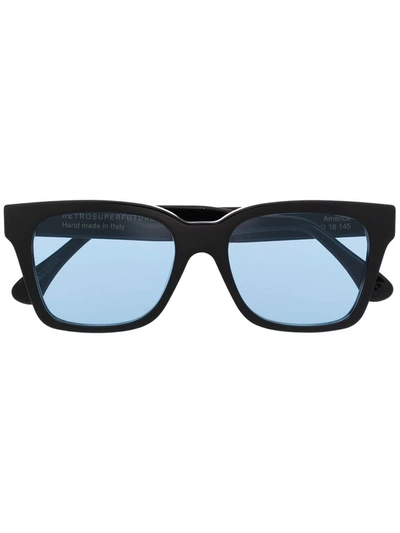 Retrosuperfuture America Square-frame Sunglasses In 黑色