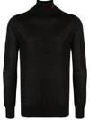 032C FINE-KNIT ROLL-NECK JUMPER