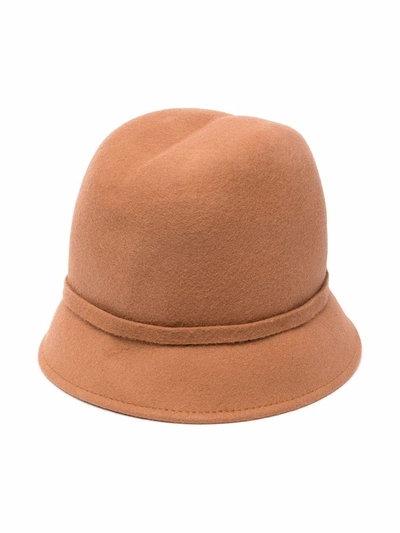 Mi Mi Sol Tonal Wool Hat In 褐色