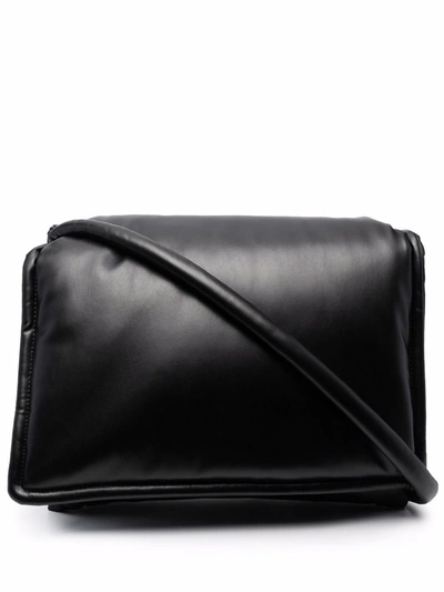 A.w.a.k.e. Gerda Padded Shoulder Bag In Black