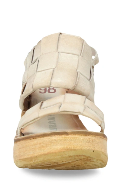 As98 Nasser Platform Sandal In Bone