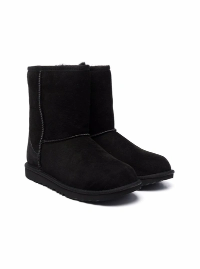 Ugg Kids' Classic Ii Chestnut In Black/black