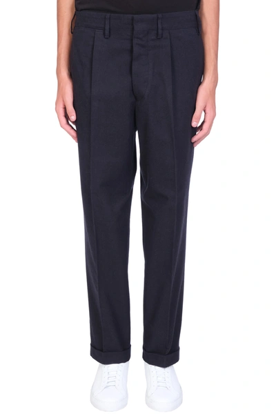 Mauro Grifoni Pants In Blue Cotton