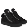 Giuseppe Zanotti Kriss Winter Mid-top Sneakers In Black