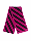 Off-white Diag-print Arrows Scarf In Pink
