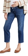 PAIGE NOELLA STRAIGHT MATERNITY JEANS ROAM,PDENI41325