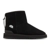 Suicoke Black Suede Ankle Boots