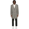 AMI ALEXANDRE MATTIUSSI HOUNDSTOOTH LONG COAT