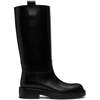 ANN DEMEULEMEESTER LEATHER STEIN BOOTS