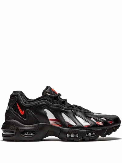 NIKE X SUPREME AIR MAX 96 "BLACK" SNEAKERS