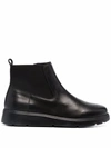 Geox Zip Ankle Boots In Schwarz