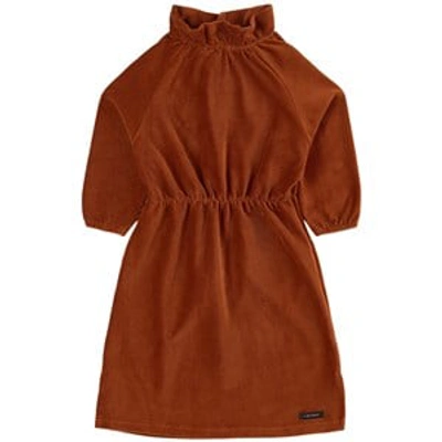 A Monday In Copenhagen Kids' Kayla Dress Sugar Almond In Brown