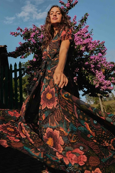 helene maxi dress Helene Belted Maxi Dress