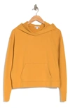 James Perse Relaxed Cropped Hoodie In Comet