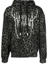 HACULLA LEOPARD-PRINT LOGO HOODIE