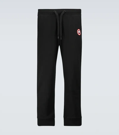 Canada Goose Huron Cotton Sweatpants In Black