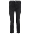 AGOLDE RILEY HIGH-RISE CROPPED SLIM JEANS,P00597763