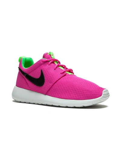 Nike Kids' Rosherun Sneakers In 粉色